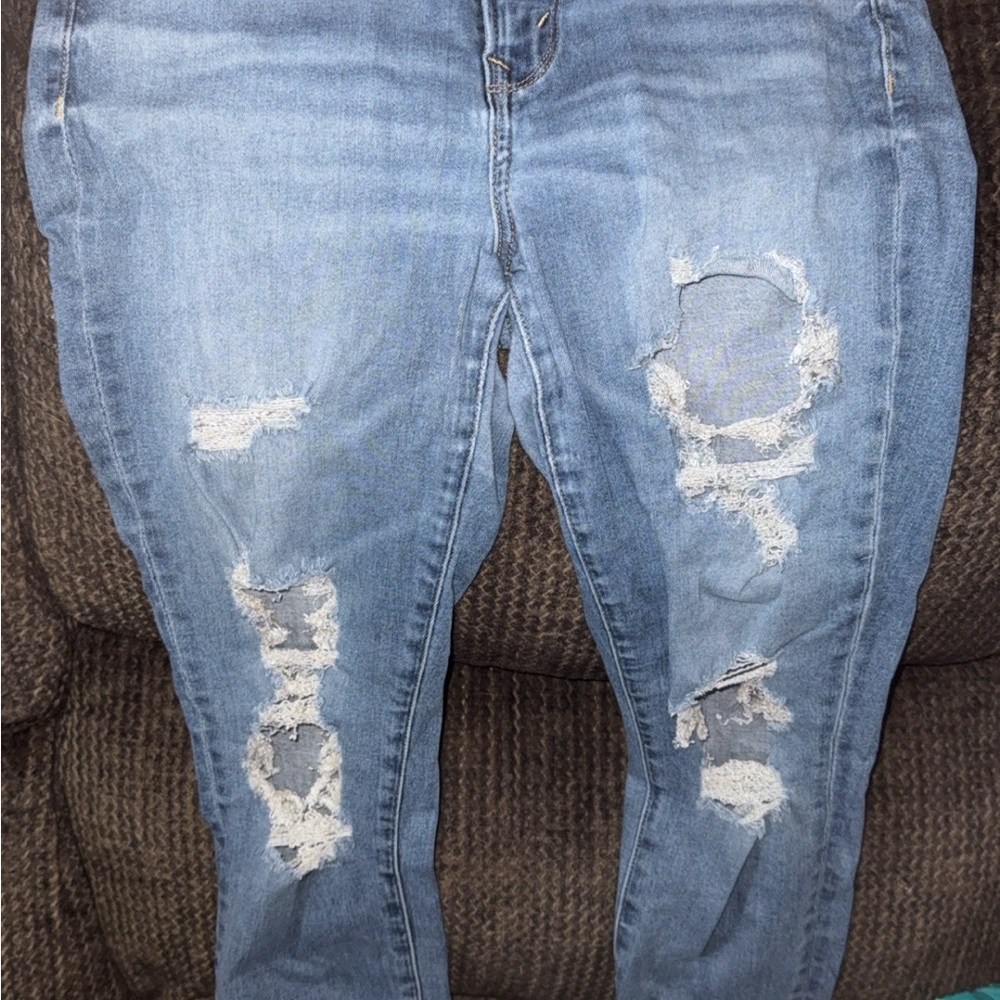 American Eagle Outfitters High Rise Blue Jeans